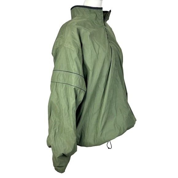 Van Heusen Club Jacket Lightweight Windbreaker Pullover Golf Jacket Green XL - Picture 2 of 9